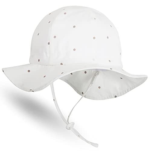 Hat Professor Baby Sonnenhut Einstellbar Atmungsaktiv Sonnenschutz Sommerhut für Kleinkinder Mädchen Jungen Kappe Mütze Fischerhut mit Breiter Krempe und UV-Schutz UPF 50+ Unisex Cap Hut von Hat Professor