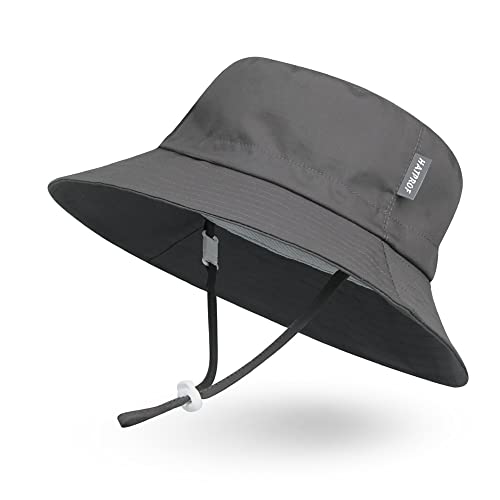 Hat Professor Baby Sonnenhut Einstellbar Atmungsaktiv Sonnenschutz Sommerhut für Kleinkinder Mädchen Jungen Kappe Mütze Fischerhut mit Breiter Krempe und UV-Schutz UPF 50+ Unisex Cap Hut von Hat Professor