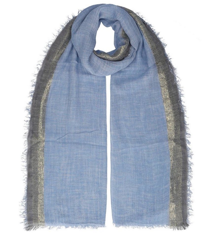 Hat You Modeschal Damen Sommer Halstuch, Schal mit Lurex, Made in Italy, 88 x 180 cm von Hat You