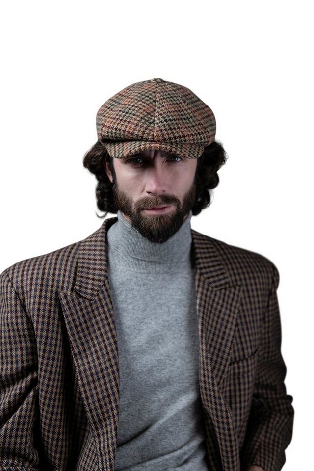 Hat You Schiebermütze Herren Schiebermütze „ARTHUR“ klassisch italienische Cap aus Wolle von Hat You
