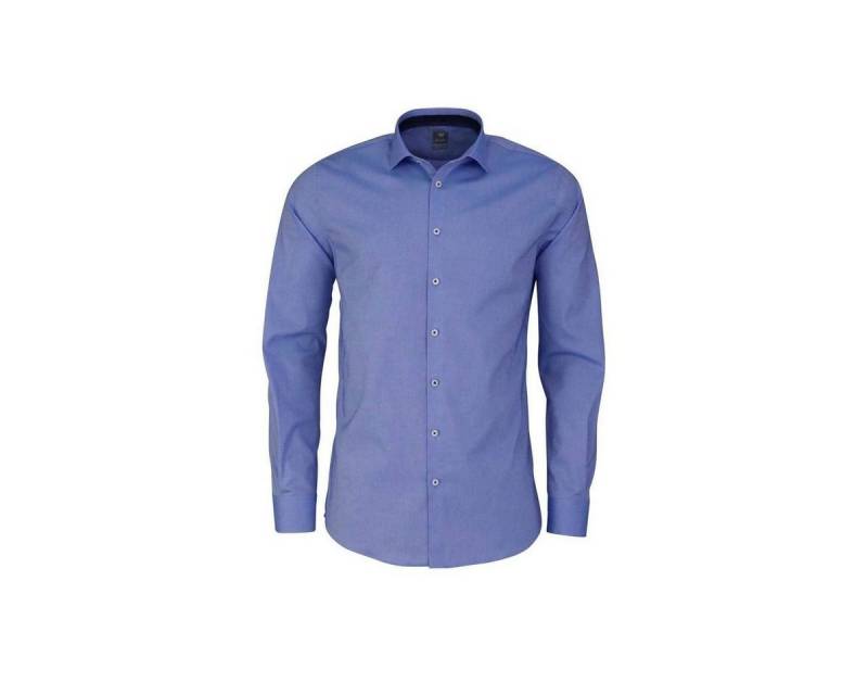 Hatico Businesshemd Langarm Business Hemd ’für Herren in blau’ (1-tlg., keine Angabe) von Hatico