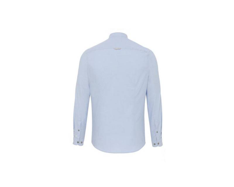 Hatico Langarmhemd blau regular fit (1-tlg) von Hatico