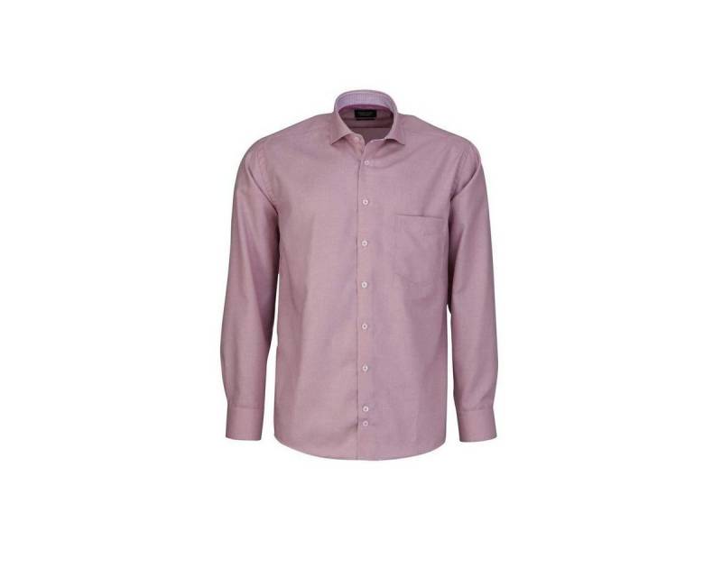 Hatico Langarmhemd rot regular fit (1-tlg) von Hatico