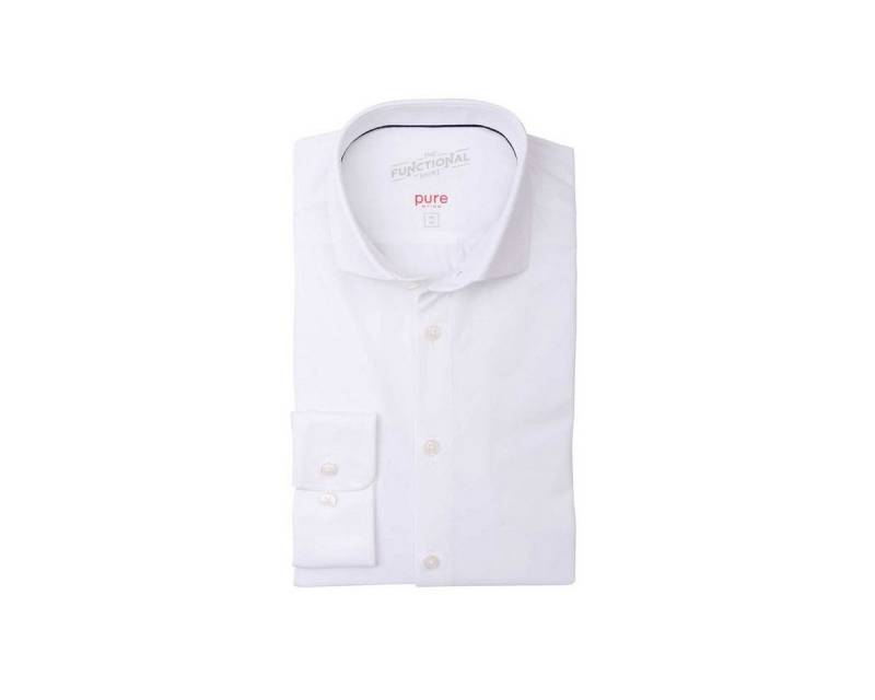 Hatico Langarmhemd uni regular fit (1-tlg) von Hatico