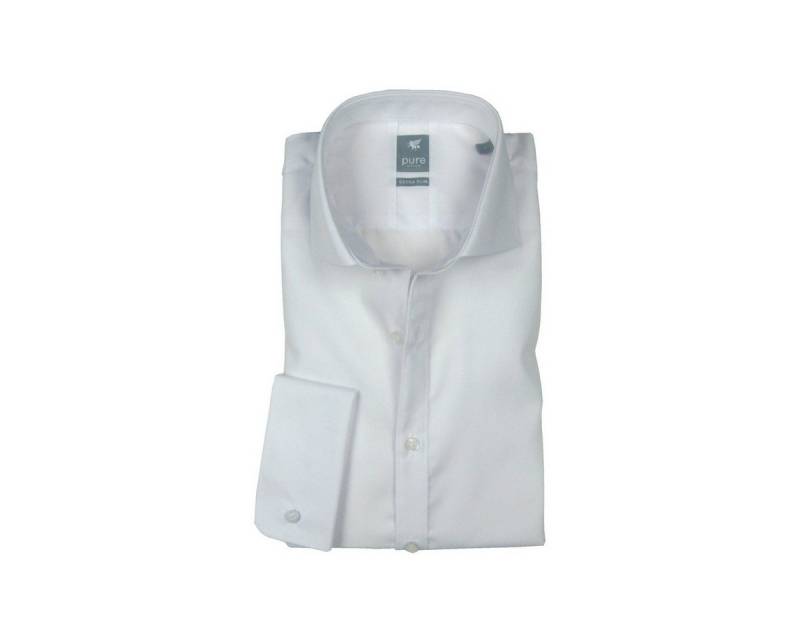 Hatico Langarmhemd uni regular fit (1-tlg) von Hatico