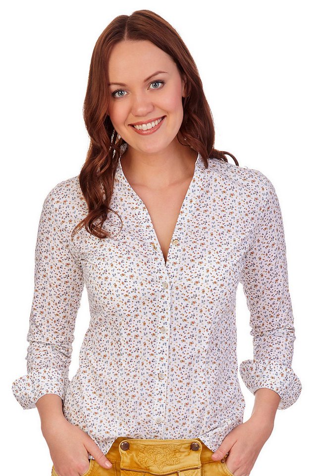 Hatico Trachtenbluse Trachtenbluse - SOPHIA - ocker von Hatico