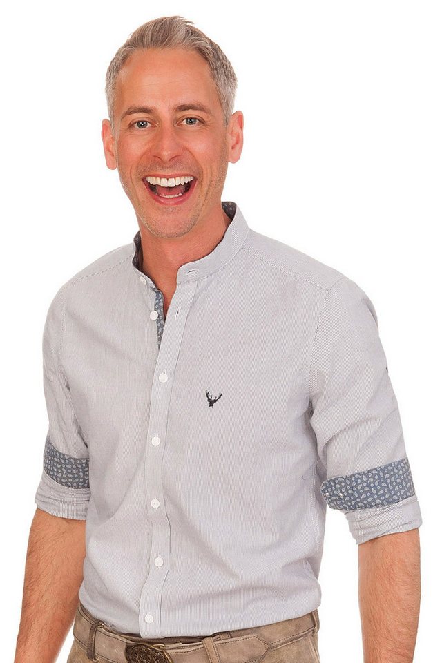 Hatico Trachtenhemd Trachtenhemd - FENNO - dunkelblau von Hatico