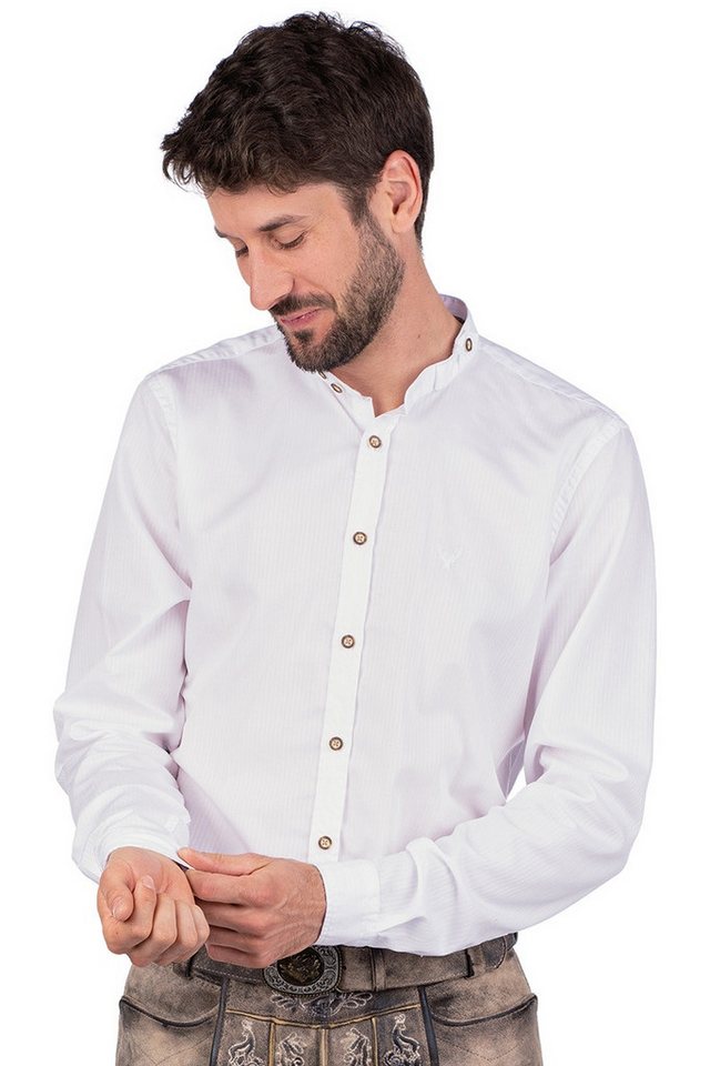 Hatico Trachtenhemd Trachtenhemd - KORNELIUS - weiß von Hatico