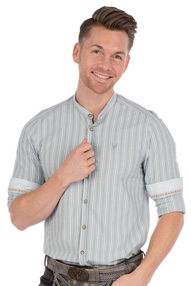 Hatico Trachtenhemd Trachtenhemd - MATTEO - oliv light von Hatico