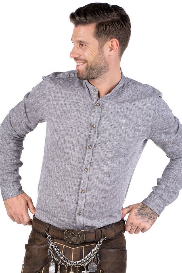 Hatico Trachtenhemd Trachtenhemd - OLINDO - oliv von Hatico