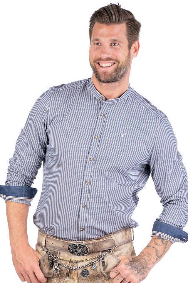 Hatico Trachtenhemd Trachtenhemd - RALF - dunkelblau von Hatico