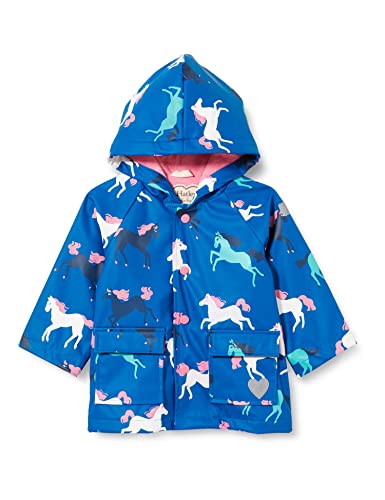 Hatley Baby Girls Raincoat Regenmantel, Prancing Horses, 18-24 Monate von Hatley