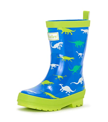 Hatley Baby-Jungen Regenstiefel Printed Wellington Rain Boot, Blue, 20 EU von Hatley