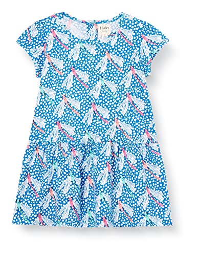 Hatley Baby-Mädchen Gathered Dress Kleid, Spotted Dragonflies, 4 Years von Hatley