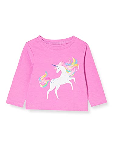 Hatley Baby-Mädchen Langärmeliges T-Shirt, Prancing Unicorn, 9-12 Monate von Hatley