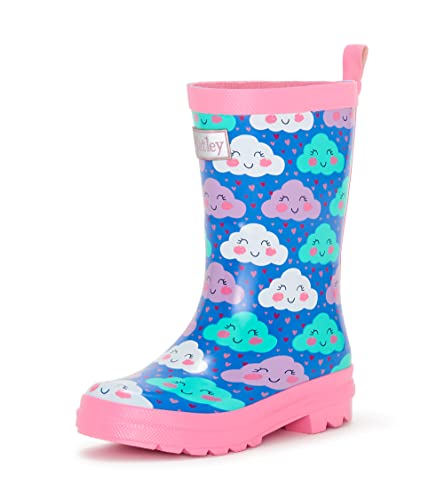 Hatley Baby-Mädchen Regenstiefel Printed Wellington Rain Boot, Blue, 20 EU von Hatley