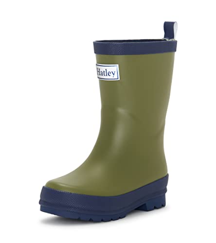 Hatley Classic Wellington Gummistiefel Rain Boot, Green, 30 EU von Hatley