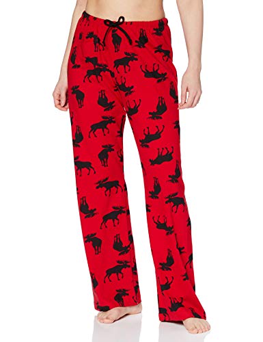 Hatley Damen Mose On Red Schlafanzughose, Rot, S EU von Hatley