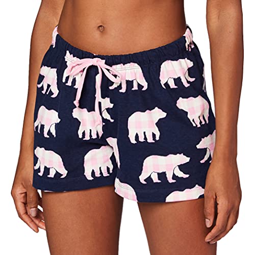 Little Blue House Damen Pajama Boxer Shorts Pyjamaunterteil, Mama Bear, Large von Little Blue House