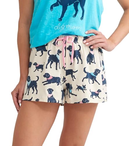 Little Blue House Damen Pyjama-Shorts Pyjamahose, Bandana Labs, 32 von Little Blue House