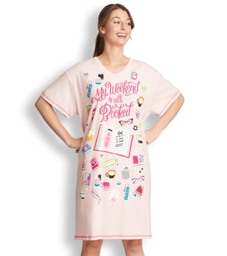 Little Blue House Damen Nachthemd, Buchclub, Einheitsgröße von Little Blue House