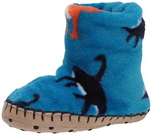 Hatley Fuzzy Fleece Slippers Hausschuh, Wild Dinos, 23 EU von Hatley