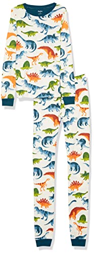 Hatley Jungen Organic Cotton Long Sleeve Printed Pyjama Set Pyjamaset, Dino Park, 2 Jahre von Hatley