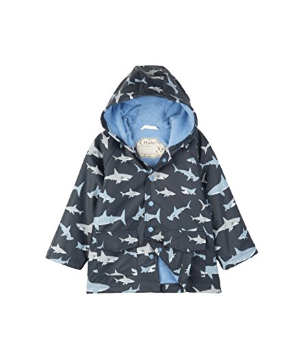 Hatley Jungen Regenjacke, Blau (Shark Frenzy 400), 12 Jahre von Hatley