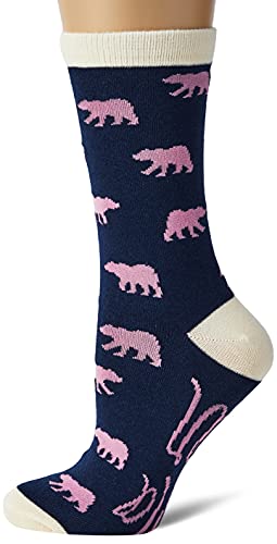 Hatley Damen Crew Socks Mannschaftssocken, Mama Bär, Einheitsgröße Regular von Hatley