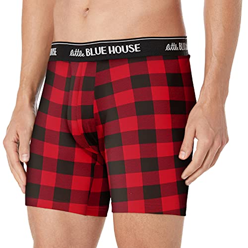 Hatley Herren Printed Boxer Briefs Boxershorts, Buffalo Plaid, Medium Hatley Herren Printed Boxer Briefs Boxershorts, Buffalo Plaid, Medium von Little Blue House