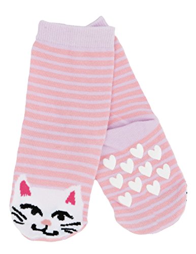 Hatley Mädchen Animal Socks Tiersocken, Katze, 2-4 Jahre von Hatley