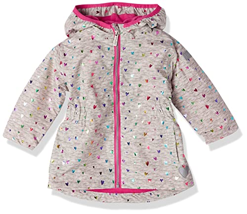 Hatley Mädchen Microvezel Microfiber Rain Jacket Regenjacke, Confetti Hearts, 12 Jahre EU von Hatley