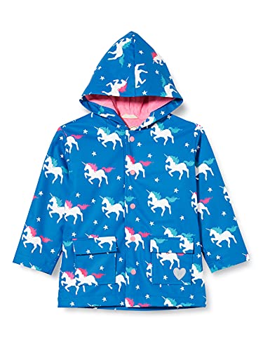 Hatley Mädchen Printed Raincoat Bedruckter Regenmantel, Twinkle Unicorns, 2 Years von Hatley