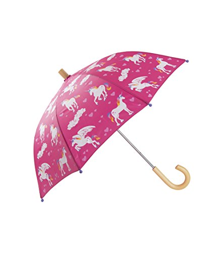 Hatley Mädchen Regenschirm Printed Umbrella, Einhörner - Rainbow Unicorns, One Size von Hatley