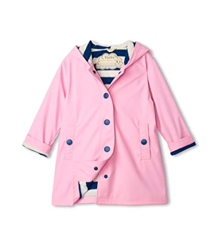 Hatley Mädchen Splash Jacket Regenjacke, Klassisches Pink und Marineblau, 3 Jahre von Hatley