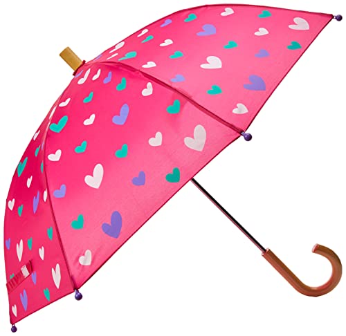 Hatley Printed Umbrellas Regenschirm Mädchen, Pink (Sweethearts 650), Einheitsgröße (Herstellergröße: One size) von Hatley