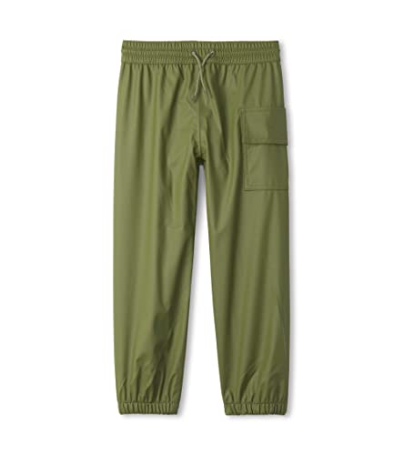 Hatley Unisex Kids Splash Rain Trousers, Green, 7 Jahre von Hatley