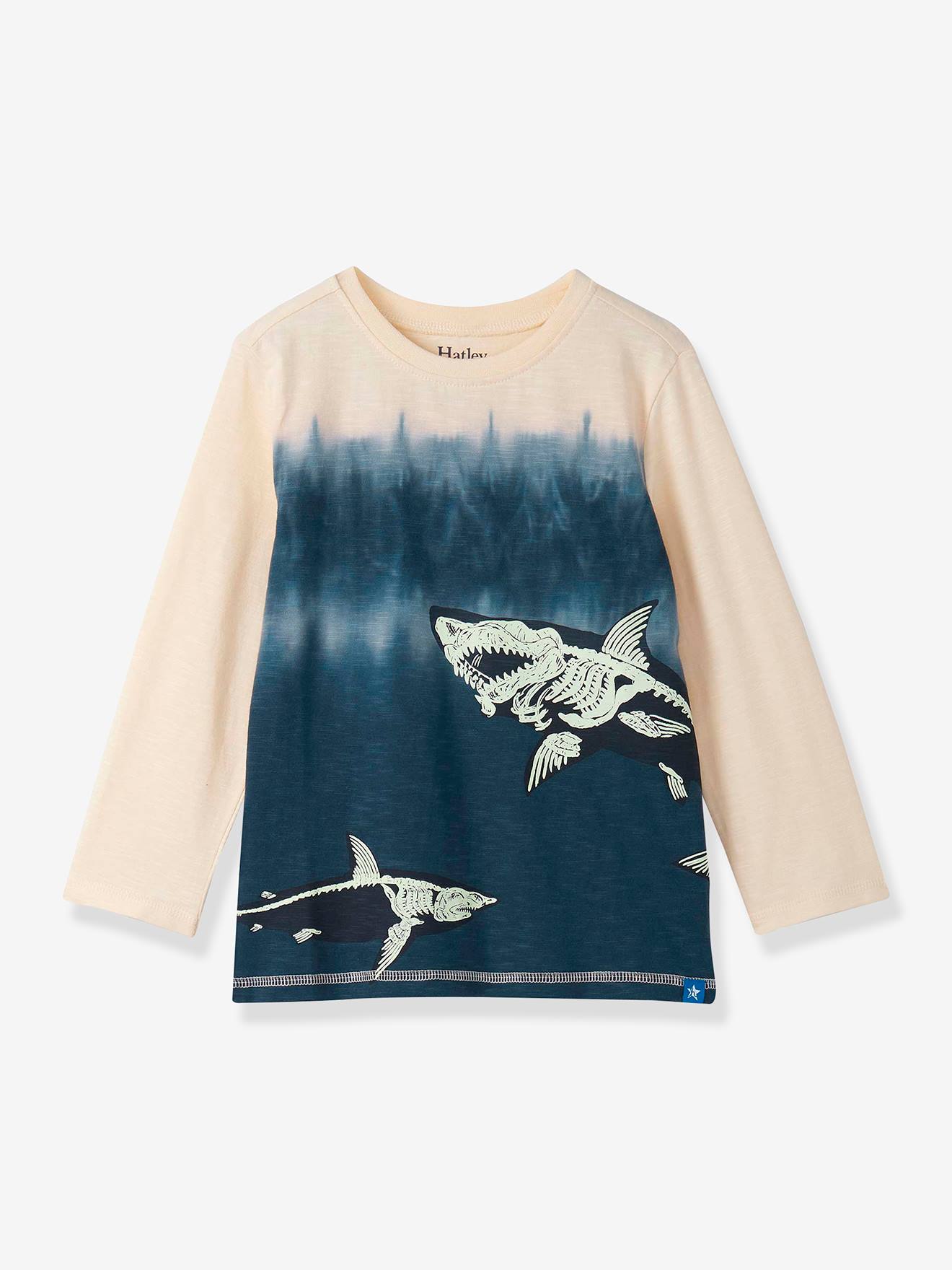 Jungen Langarmshirt Haiskelett Hatley von Hatley