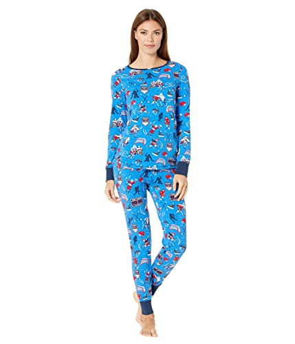 Little Blue House by Hatley Hockey Champs Jersey-Pyjama-Set, blau, Large von Hatley