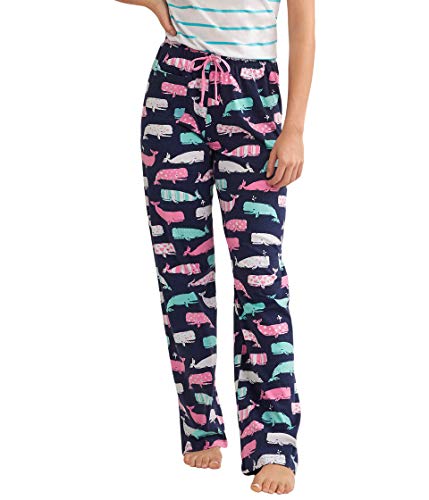 Little Blue House by Hatley Schlafanzughose aus Jersey mit nautischen Walen - Blau - Large von Little Blue House