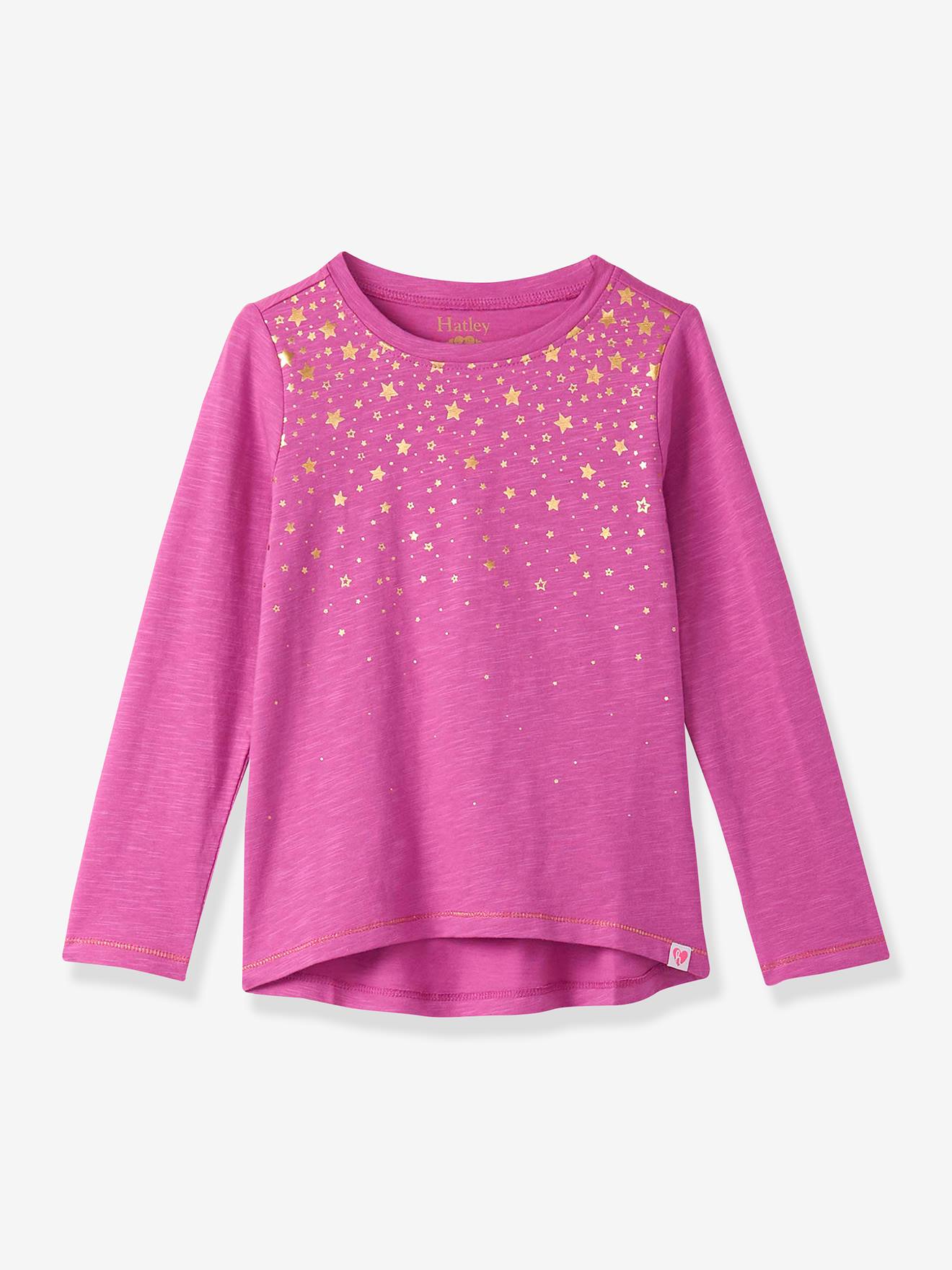 Mädchen Langarmshirt Sterne Hatley pulver lila von Hatley
