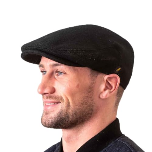 Hatman of Ireland Authentische Tweed Flachkappe für Herren 100% Donegal Tweed Fischgrätenmuster handgefertigt Hergestellt in Irland Hatman of Ireland Authentische Tweed Flachkappe für Herren 100% Donegal Tweed Fischgrätenmuster handgefertigt Hergestellt in Irland von Hatman of Ireland