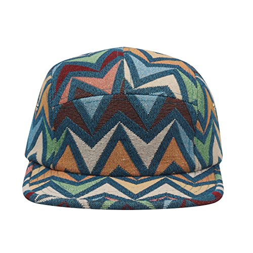 Hatphile: 5-Panel-Camper-Hut | mehrfarbige, einzigartige Designs | Kappen für Männer und Frauen | groß oder XL | verstellbar, Jacquard Blau Multi, 7 1/4 / 7 3/8 Hatphile: 5-Panel-Camper-Hut | mehrfarbige, einzigartige Designs | Kappen für Männer und Frauen | groß oder XL | verstellbar, Jacquard Blau Multi, 7 1/4 / 7 3/8 von Hatphile
