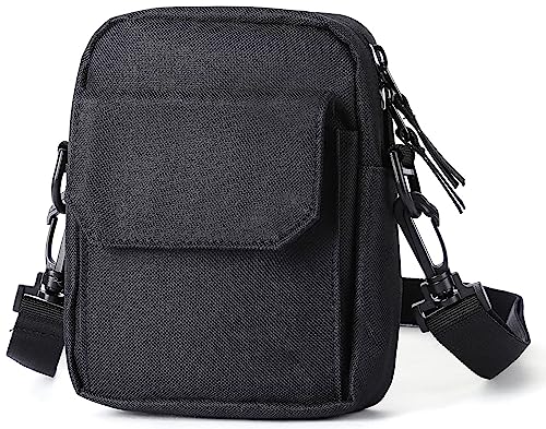 Herren Handy Schultertaschen, Klein Handy Umhängetasche, Herren Crossbody Handytasche, Nylon Männer Taschen, Wasserdichte Reißverschluss Herren Handy Sling Tasche, für Tägliches, Leben von Hatriel