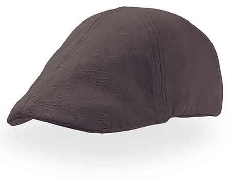 Hats of London Gatsby Street Flat Cap 100% Chino Baumwolle Erwachsene Unisex, braun, Einheitsgröße von Hats of London