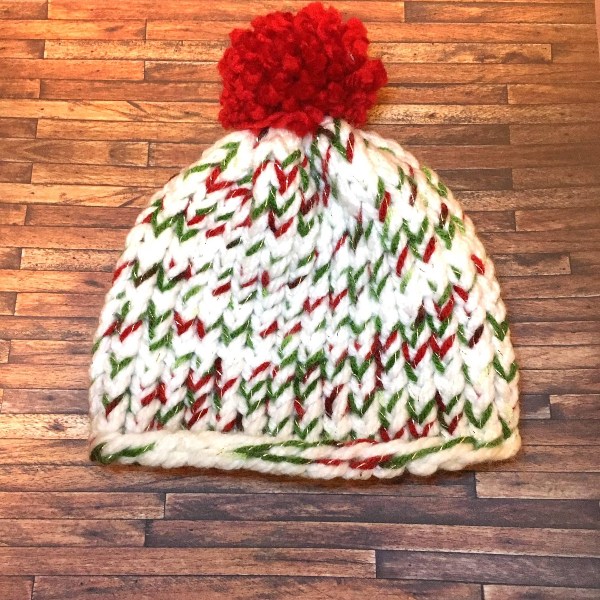 Gestrickte Weihnachten Grün Und Rot Neugeborenes Babymütze Gestrickte Weihnachten Grün Und Rot Neugeborenes Babymütze von HatsAndSomeGoods