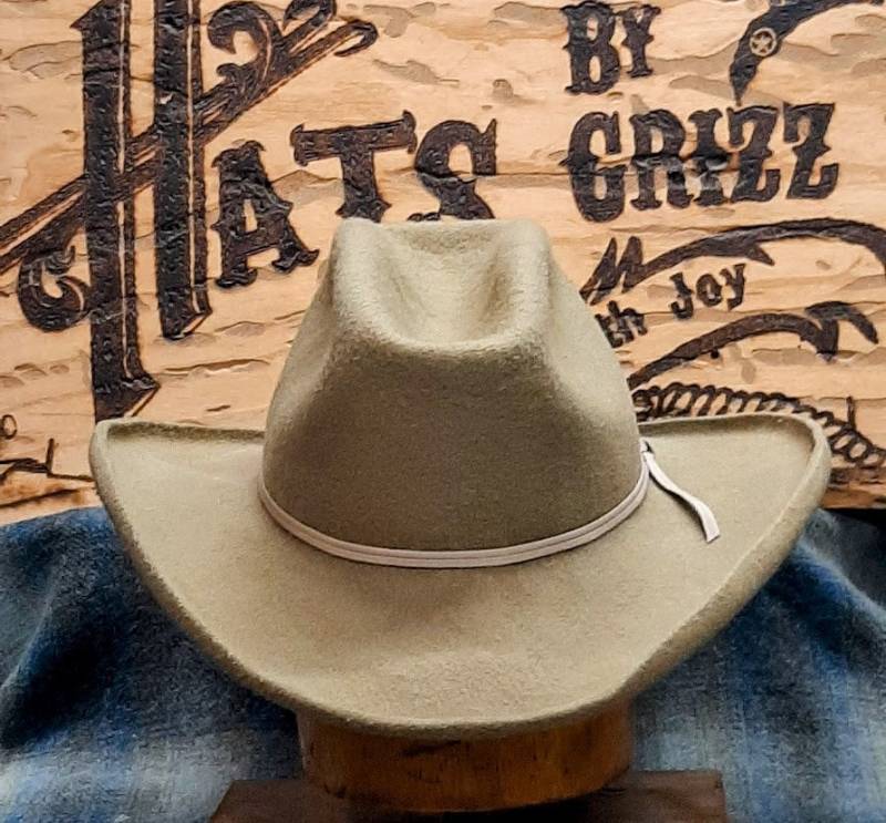 Cattleman's Crease, Handblockierter Biberfilzhut, Cowboyhut Nach Maß von HatsByGrizz