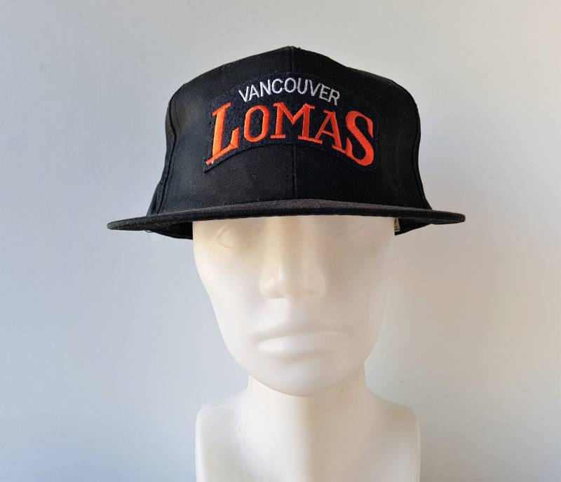 Vintage 1980Er Jahre Vancouver Lomas Snapback Hut Seltene Fastpitch Softball Team Baseballkappe Ted Fletcher Sports Herren Verstellbarer Bogen Logo von HatsForward
