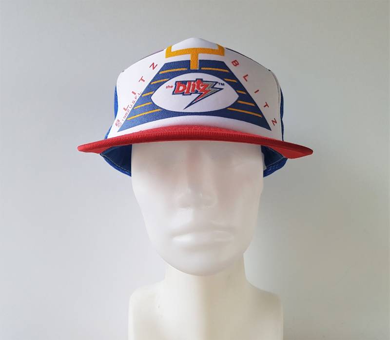 Vintage 1982 Chicago Blitz Usfl Trucker Cap - Deadstock Sportmütze von HatsForward