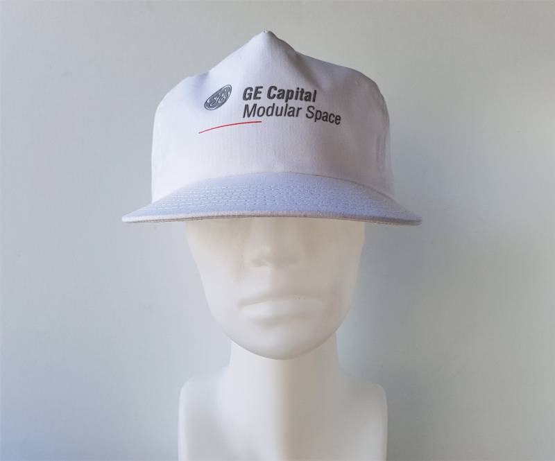 Vintage 90Er Jahre Ge Hauptstadt Modular Space Snapback Hut Made in Usa Werbung Baseballkappe Amerika Weiß Verstellbare Ballcap von HatsForward